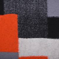 Obrázok ku produktu KABÁTOVÁ LÁTKA čierna sivá oranžová