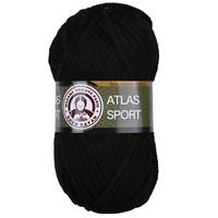 Obrázok ku produktu Pletacia priadza Madame Tricote Paris ATLAS SPORT 999 čierna