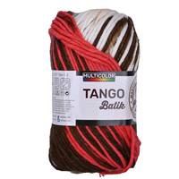 Obrázok ku produktu Pletacia priadza Madame Tricote Paris TANGO BATIK 511 biela hnedá béžová oranžová ružová