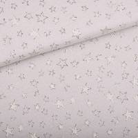 Obrázok ku produktu DEKORAČNÁ LÁTKA vianočná hviezda béžová zlatá