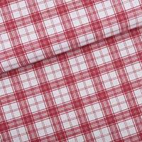 Obrázok ku produktu DEKORAČNÁ LÁTKA kocka bordová béžová