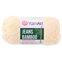 Obrázok ku produktu Pletacia priadza YarnArt JEANS BAMBOO 103 smotanová