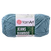 Obrázok ku produktu Pletacia priadza YarnArt JEANS BAMBOO 121 sivá modrá