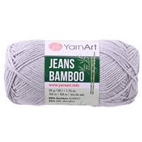 Obrázok ku produktu Pletacia priadza YarnArt JEANS BAMBOO 127 svetlá sivá
