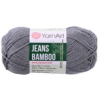 Obrázok ku produktu Pletacia priadza YarnArt JEANS BAMBOO 128 tmavá sivá