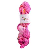 Obrázok ku produktu Pletacia priadza Gazzal UNICORN 1331 oranžová žltá ružová béžová fialová