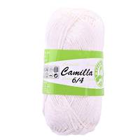 Obrázok ku produktu Bavlnená priadza Madame Tricote Paris CAMILLA 0000 biela