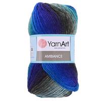 Obrázok ku produktu Pletacia vlna YarnAr AMBIANCE 158 sivá modrá zelená