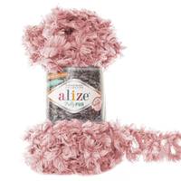 Obrázok ku produktu Pletacia priadza Alize PUFFY FUR 6102 svetlá ružová
