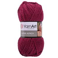 Obrázok ku produktu Pletacia vlna YarnArt ALPINE ALPACA 441 bordová