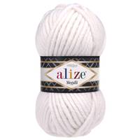 Obrázok ku produktu Pletacia vlna Alize SUPERLANA MEGAFIL 055 biela