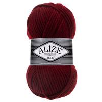 Obrázok ku produktu Pletacia vlna Alize SUPERLANA MAXI 057 bordová