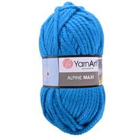 Obrázok ku produktu Pletacia vlna YarnArt ALPINE MAXI 671 modrá tyrkysová