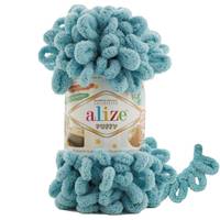 Obrázok ku produktu Pletacia priadza Alize PUFFY 414 modrá mentolová