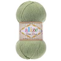 Obrázok ku produktu Pletacia priadza Alize BABY BEST 138 zelená svetlá