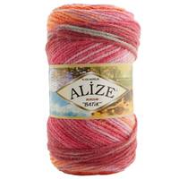Obrázok ku produktu Pletacia priadza Alize BURCUM BATIK 7633 ružová oranžová sivá