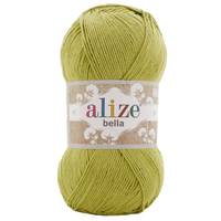 Obrázok ku produktu Pletacia priadza Alize BELLA 100 165 svetlá zelená