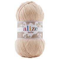 Obrázok ku produktu Pletacia priadza Alize BELLA 100 076 svetlá béžová