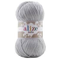 Obrázok ku produktu Pletacia priadza Alize BELLA 100 021 sivá