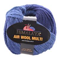 Obrázok ku produktu Pletacia vlna Himalaya AIR WOOL MULTI 76113 modrá