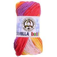 Obrázok ku produktu Bavlnená priadza Madame Tricote Paris CAMILLA BATIK 0114 žltá oranžová fialová