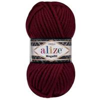 Obrázok ku produktu Pletacia vlna Alize SUPERLANA MEGAFIL 057 bordová