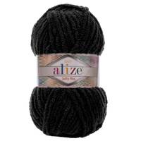 Obrázok ku produktu Pletacia priadza Alize SOFTY PLUS 060 čierna
