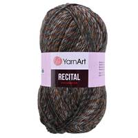 Obrázok ku produktu Pletacia vlna YarnArt RECITAL 665 hnedá zelená sivá čierna