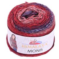 Obrázok ku produktu Pletacia vlna Himalaya MONA 22104 červená oranžová modrá