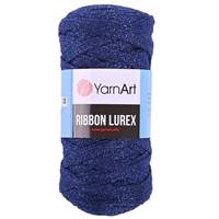 Obrázok ku produktu Špagát na macrame techniku YarnArt RIBBON LUREX 740 modrá