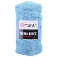 Obrázok ku produktu Špagát na macrame techniku YarnArt RIBBON LUREX 733 modrá