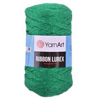 Obrázok ku produktu Textilná priadza YarnArt RIBBON LUREX 728 zelená tmavá