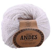 Obrázok ku produktu Pletacia vlna Drops ANDES UNICOLOUR 1101 biela