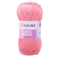 Obrázok ku produktu Pletacia bavlnená priadza YarnArt FLOWERS UNICOLOR 735 ružová svetlá