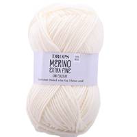 Obrázok ku produktu Pletacia vlna Drops MERINO EXTRA FINE 01 smotanová