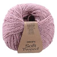 Obrázok ku produktu Pletacia vlna Drops SOFT TWEED MIX 12 svetlá ružová