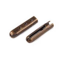 Obrázok ku produktu KONCOVKA NA ŠNÚRKY 4x18mm hnedá stará mosadz