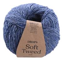 Obrázok ku produktu Pletacia vlna Drops SOFT TWEED MIX 10 modrá