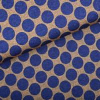 Obrázok ku produktu ÚPLETOVÁ LÁTKA modrá žltá okrová