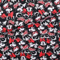 Obrázok ku produktu TEPLÁKOVINA minnie biela čierna červená