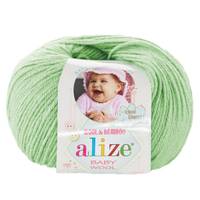 Obrázok ku produktu Pletacia vlna Alize BABY WOOL 188 zelená