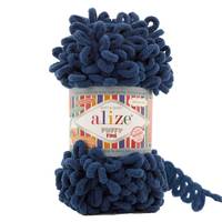Obrázok ku produktu Pletacia priadza Alize PUFFY FINE 093 modrá tmavá