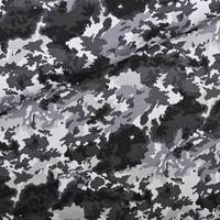 Obrázok ku produktu DEKORAČNÁ LÁTKA maskáčová čierna sivá