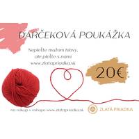 Obrázok ku produktu DARČEKOVÁ POUKÁŽKA 20 EUR