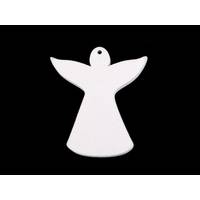 Obrázok ku produktu OZDOBA drevená anjel biela