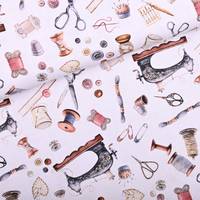 Obrázok ku produktu DEKORAČNÁ LÁTKA krajčírstvo biela