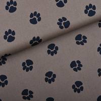 Obrázok ku produktu DEKORAČNÁ LÁTKA labka hnedá čierna