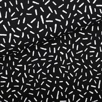 Obrázok ku produktu BAVLNENÝ ÚPLET prúžok čierna biela