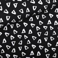 Obrázok ku produktu BAVLNENÝ ÚPLET trojuholník čierna biela