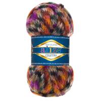 Obrázok ku produktu Pletacia vlna Alize COUNTRY 5803 fialová biela oranžová sivá